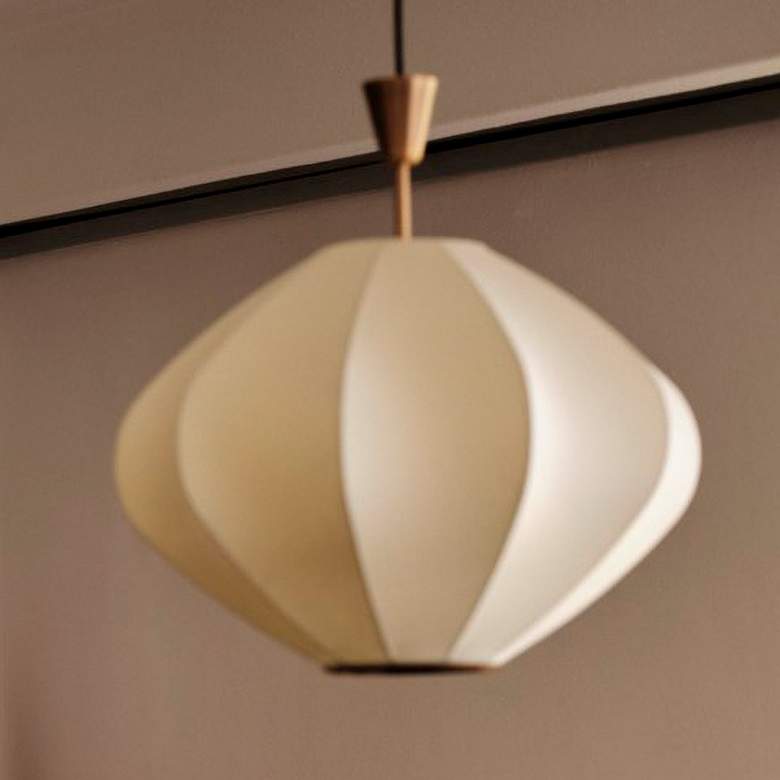 Image 1 Arden 22" Wide Patina Brass Lantern Pendant Light