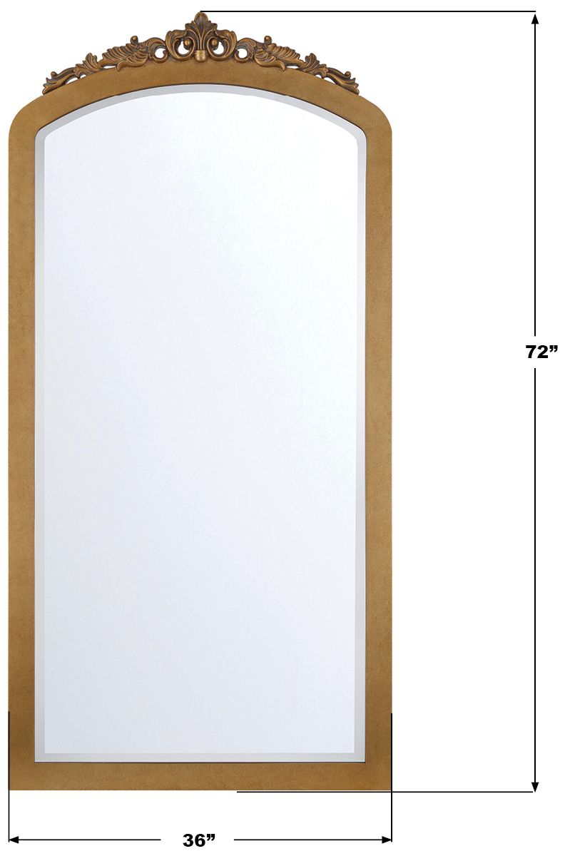 Image 7 Arden 36'' Burnished Brass Mirror more views
