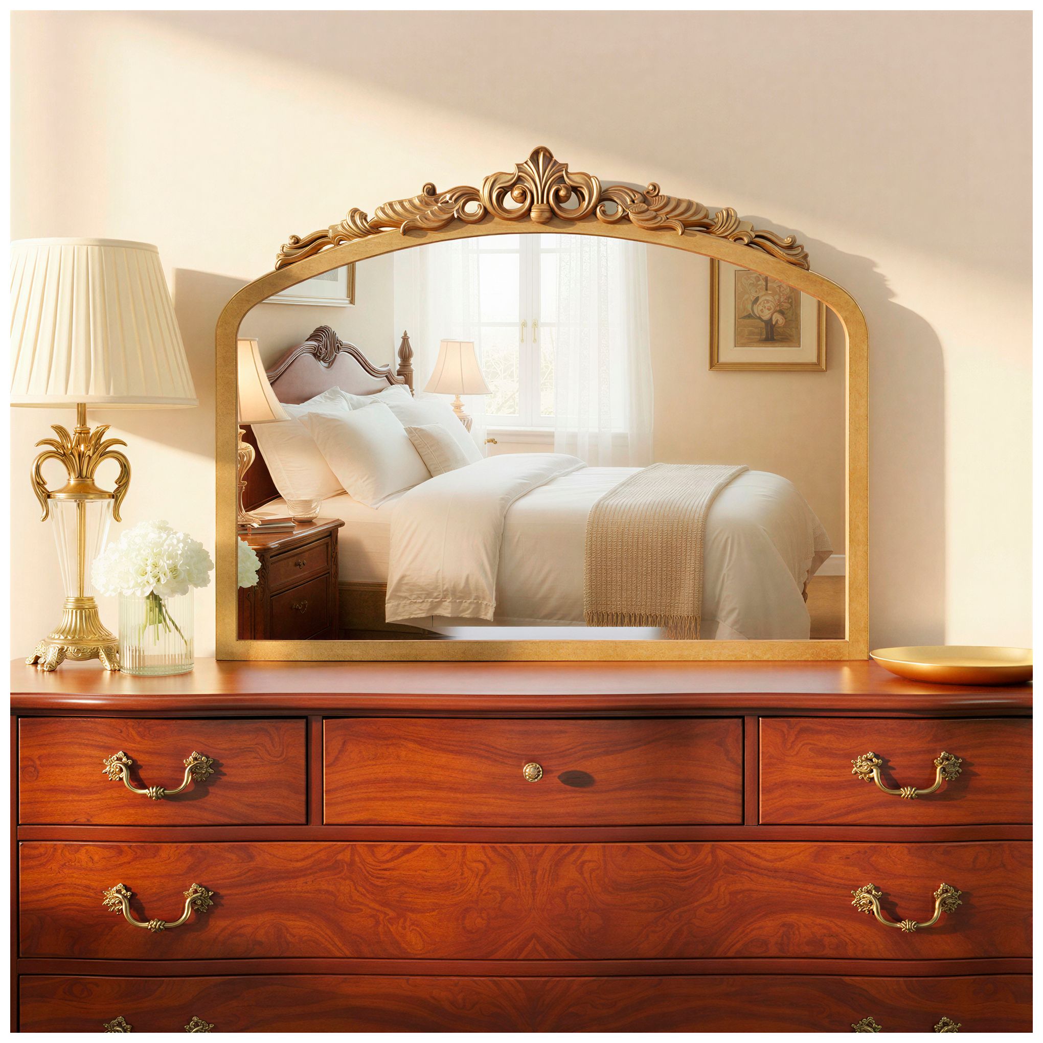 Image 6 Arden 40'' Burnished Brass Mirror more views