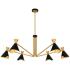 Arden 6-Light Matte Black Chandelier