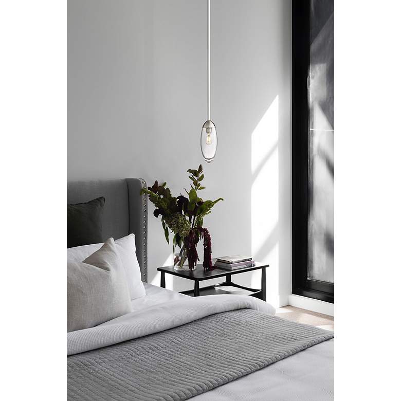 Image 4 Arden by Z-Lite Brushed Nickel 1 Light Mini Pendant more views