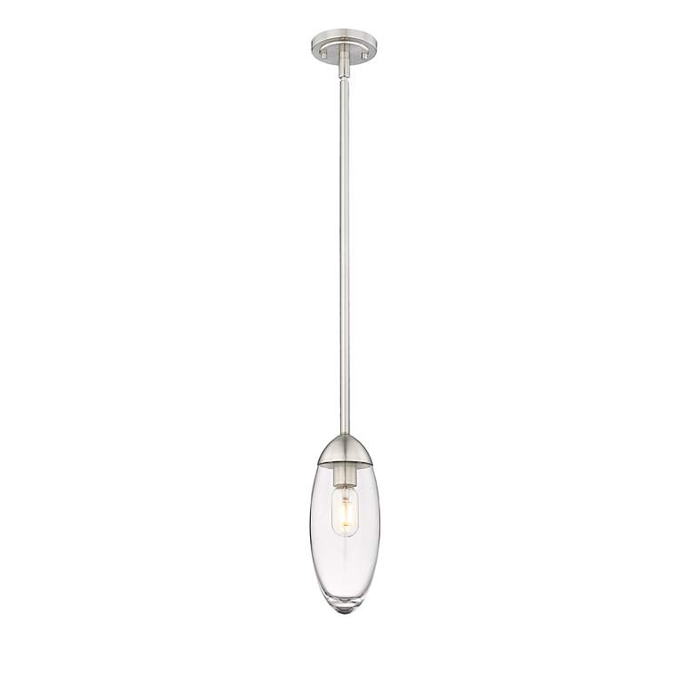 Image 5 Arden by Z-Lite Brushed Nickel 1 Light Mini Pendant more views