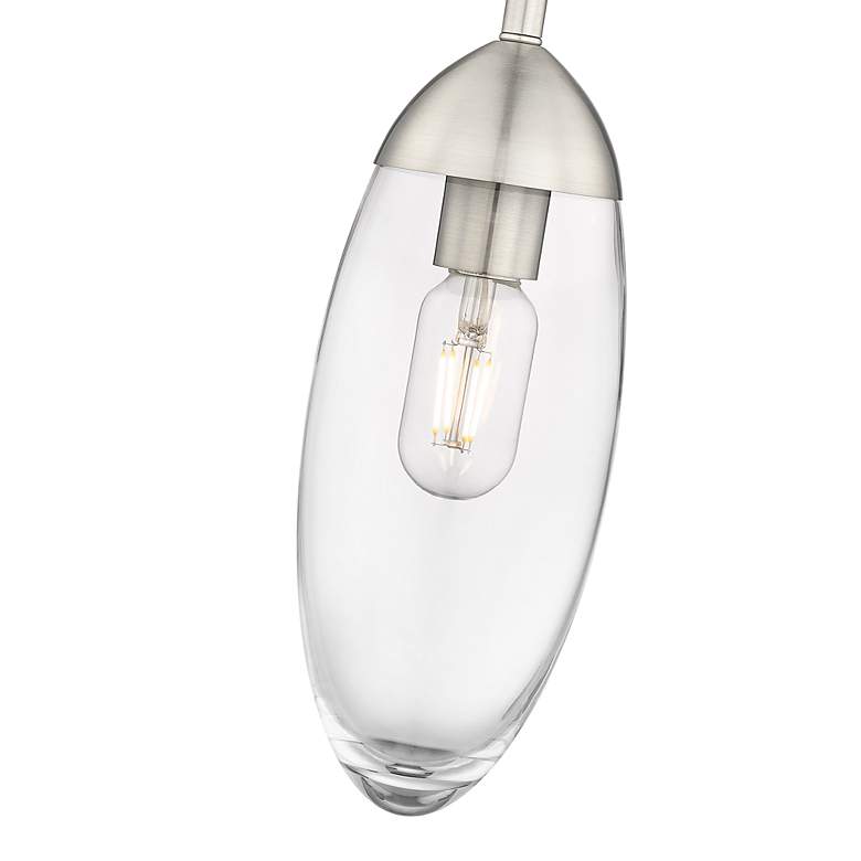 Image 7 Arden by Z-Lite Brushed Nickel 1 Light Mini Pendant more views
