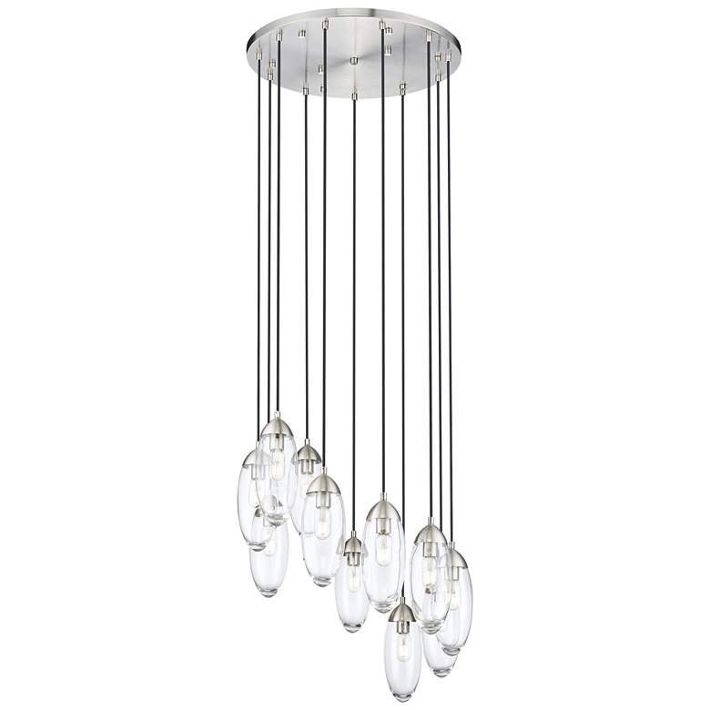 Image 1 Arden by Z-Lite Brushed Nickel 11 Light Chandelier