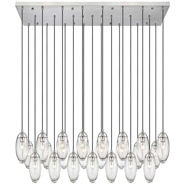 Image 1 Arden by Z-Lite Brushed Nickel 23 Light Linear Chandelier