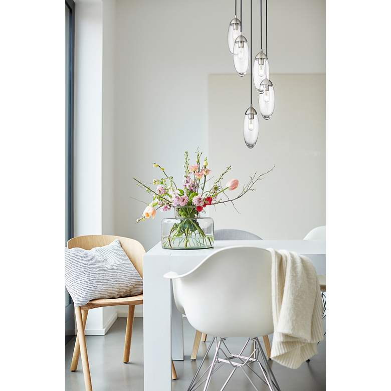 Image 3 Arden by Z-Lite Brushed Nickel 5 Light Chandelier more views