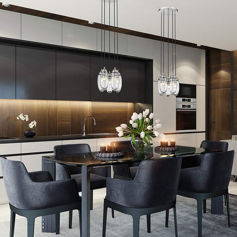 Image 4 Arden by Z-Lite Brushed Nickel 5 Light Chandelier more views