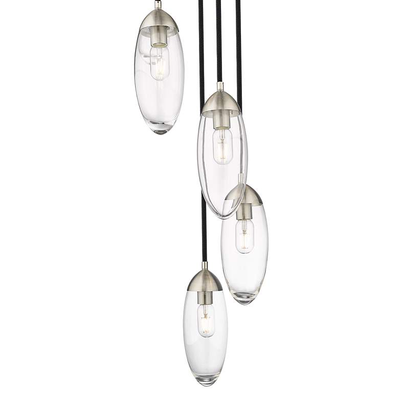 Image 7 Arden by Z-Lite Brushed Nickel 5 Light Chandelier more views
