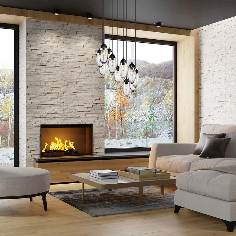 Image 2 Arden by Z-Lite Matte Black 11 Light Chandelier more views