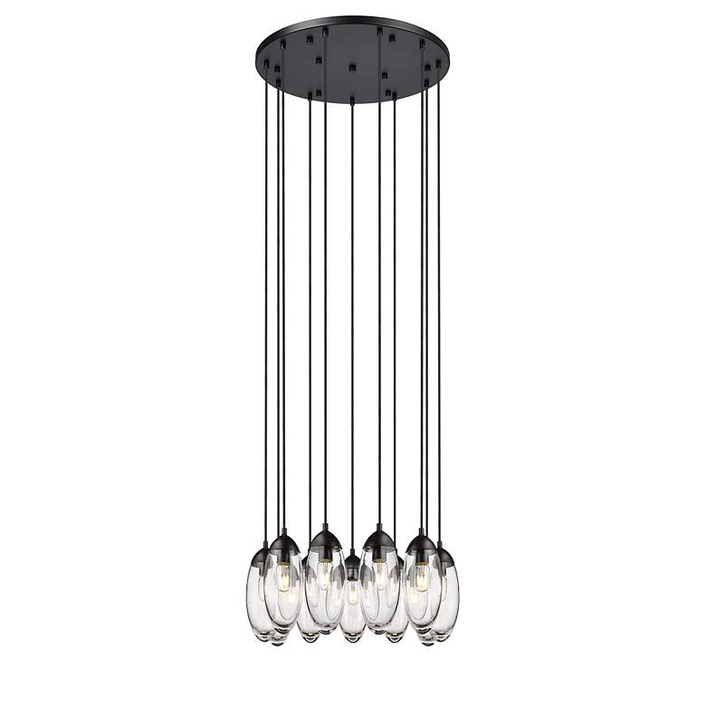 Image 4 Arden by Z-Lite Matte Black 11 Light Chandelier more views