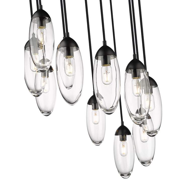 Image 6 Arden by Z-Lite Matte Black 11 Light Chandelier more views