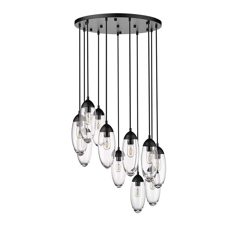 Image 7 Arden by Z-Lite Matte Black 11 Light Chandelier more views