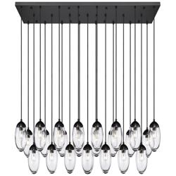 Arden by Z-Lite Matte Black 23 Light Linear Chandelier