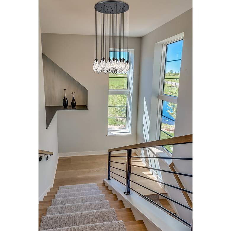 Image 3 Arden by Z-Lite Matte Black 27 Light Chandelier more views