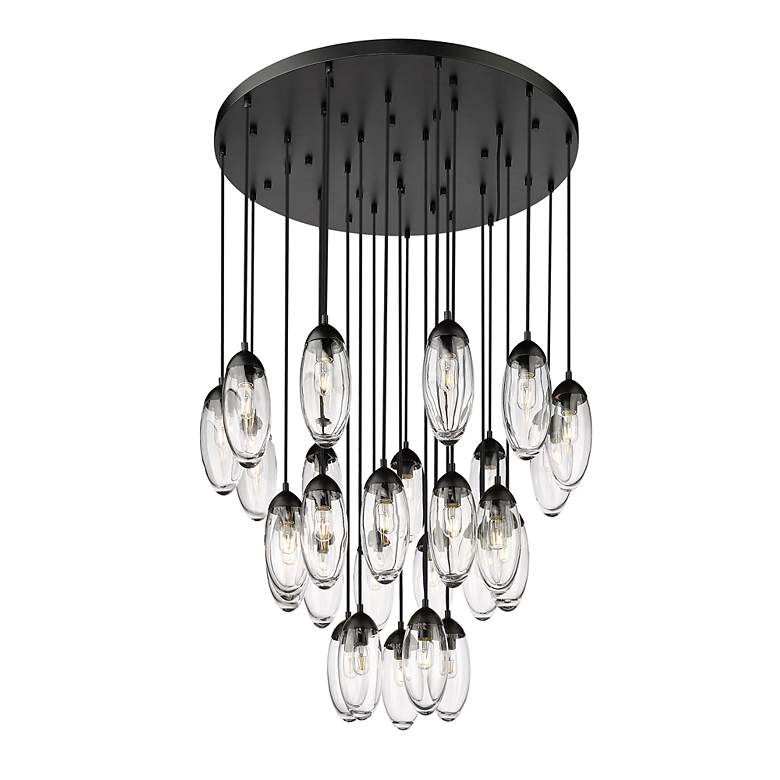 Image 6 Arden by Z-Lite Matte Black 27 Light Chandelier more views