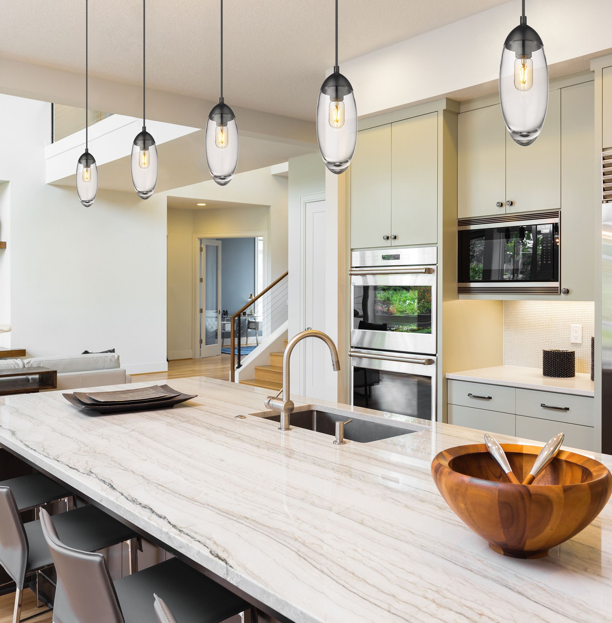 Image 2 Arden by Z-Lite Matte Black 4.5 inch 1 Light Pendant more views