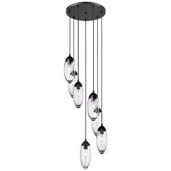 Arden by Z-Lite Matte Black 7 Light Chandelier