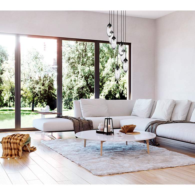 Image 2 Arden by Z-Lite Matte Black 7 Light Chandelier more views