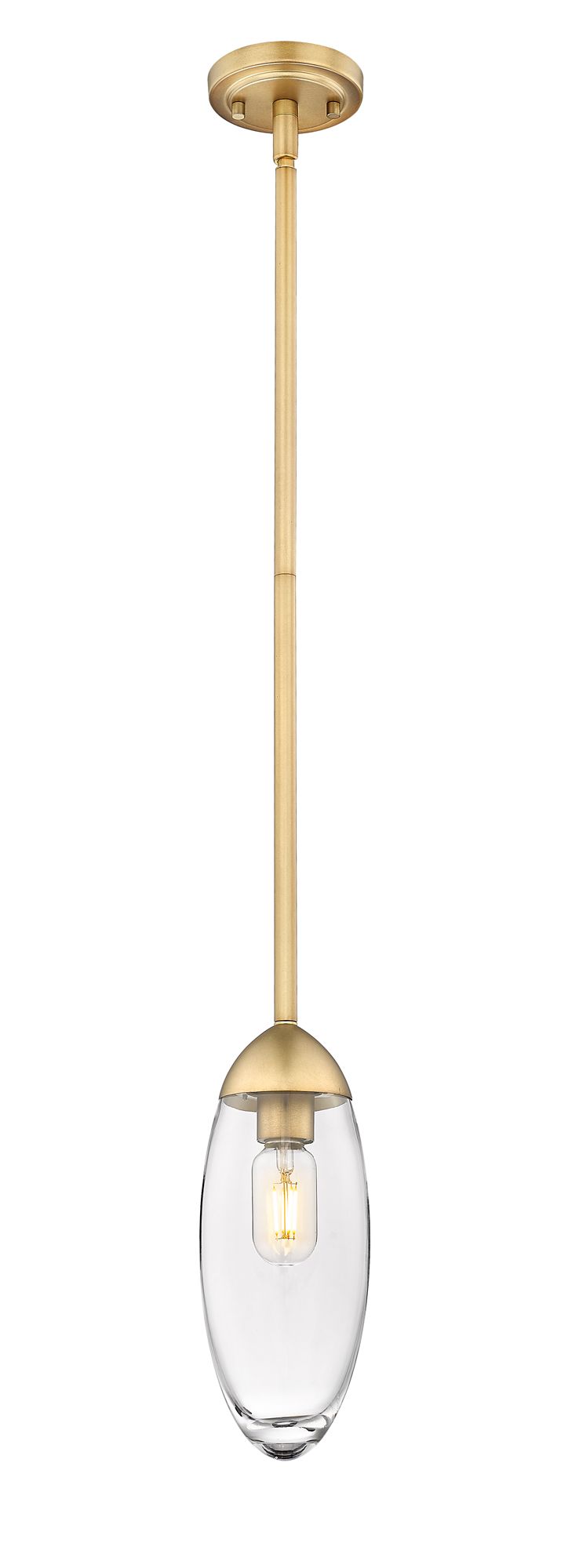 Image 5 Arden by Z-Lite Rubbed Brass 1 Light Mini Pendant more views