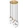Arden by Z-Lite Rubbed Brass 11 Light Chandelier