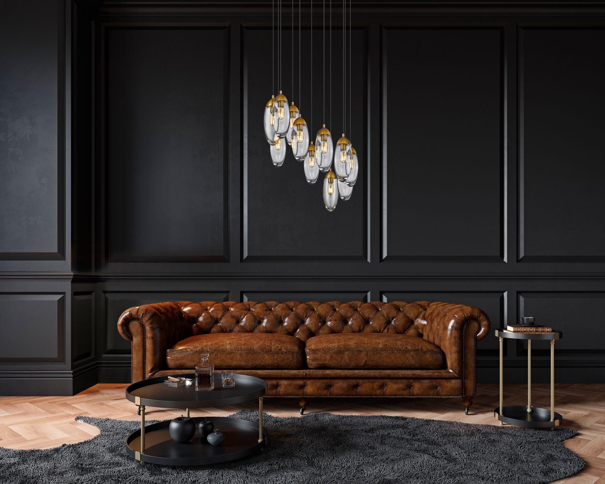 Image 4 Arden by Z-Lite Rubbed Brass 11 Light Chandelier more views