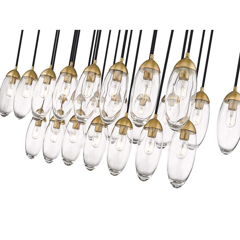 Image 7 Arden by Z-Lite Rubbed Brass 23 Light Linear Chandelier more views