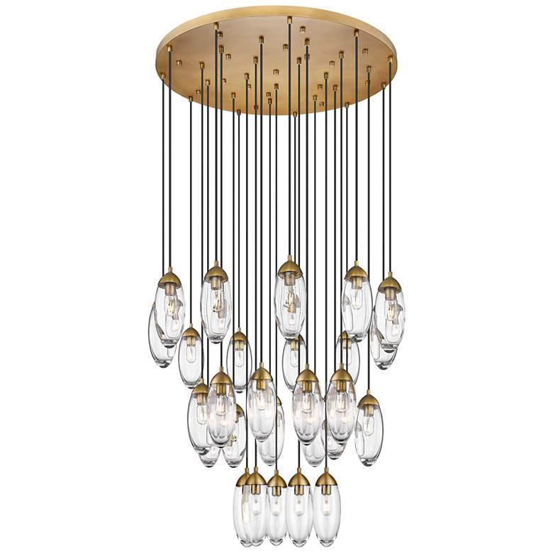 Image 2 Arden by Z-Lite Rubbed Brass 27 Light Chandelier