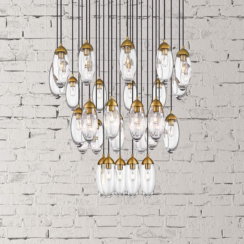 Image 1 Arden by Z-Lite Rubbed Brass 27 Light Chandelier