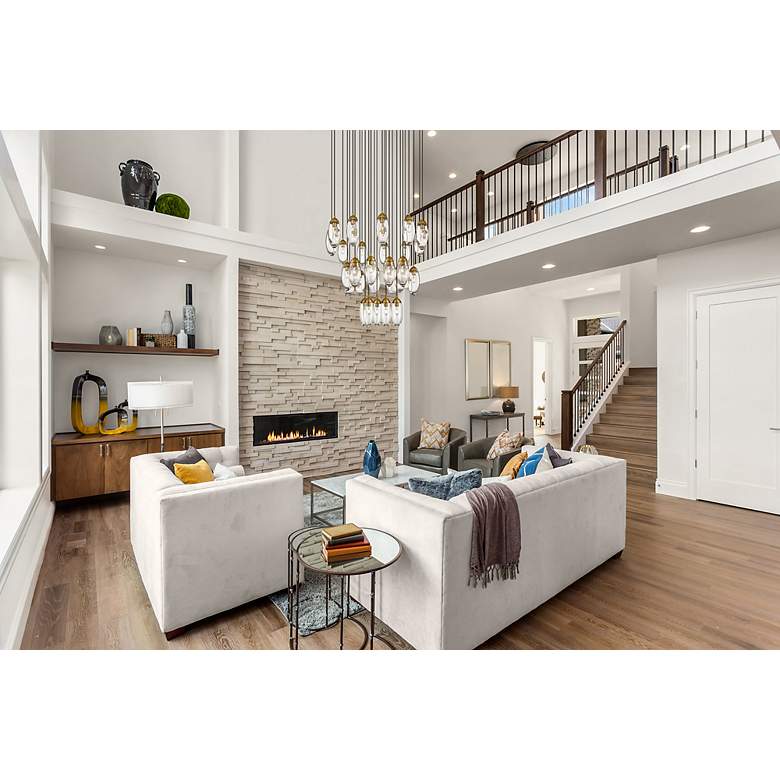 Image 3 Arden by Z-Lite Rubbed Brass 27 Light Chandelier more views