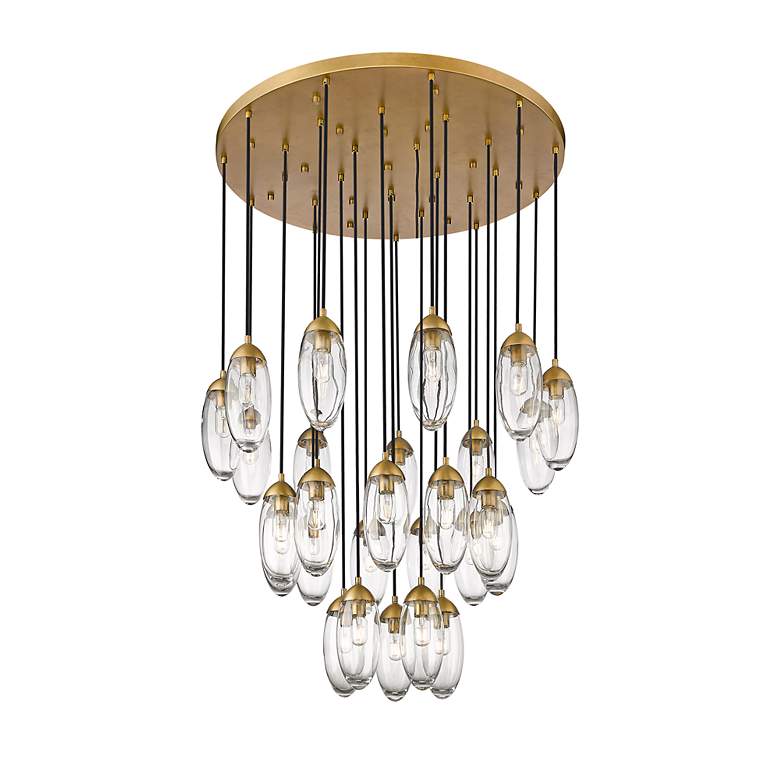 Image 6 Arden by Z-Lite Rubbed Brass 27 Light Chandelier more views