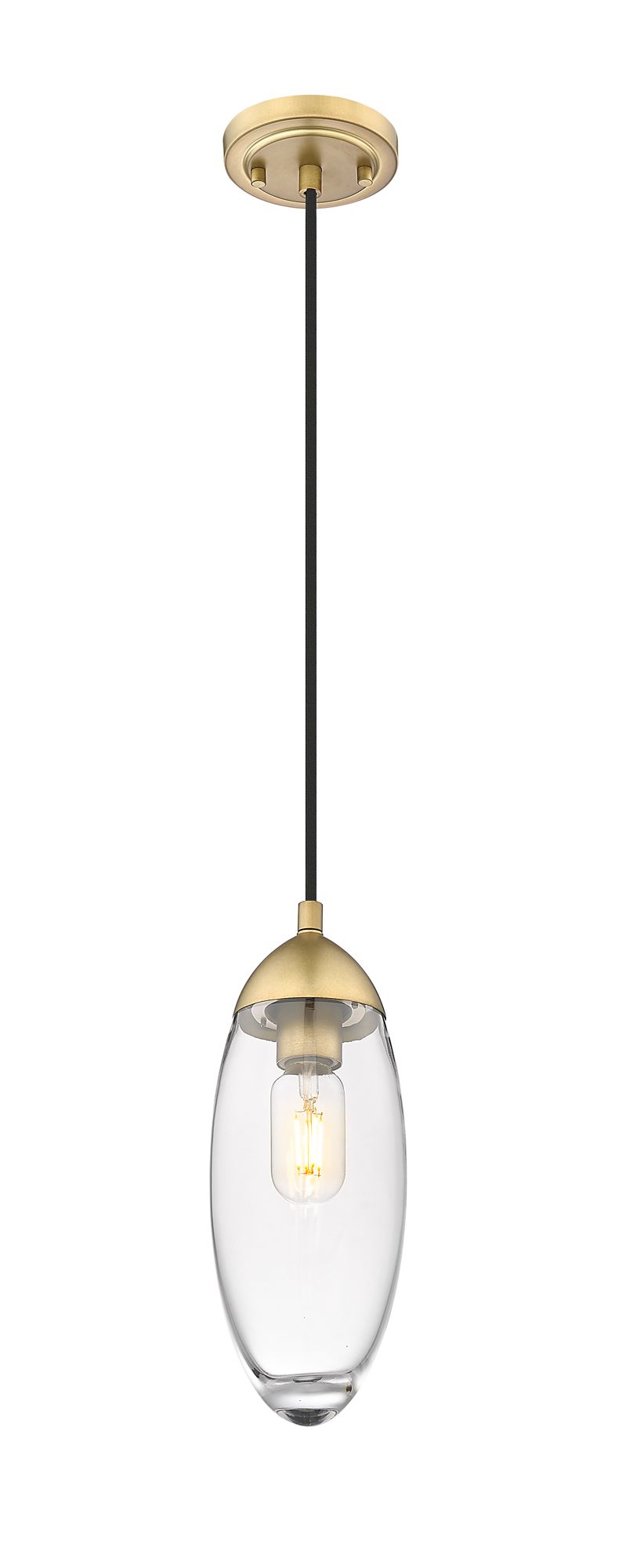 Image 5 Arden by Z-Lite Rubbed Brass 4.5 inch 1 Light Pendant more views