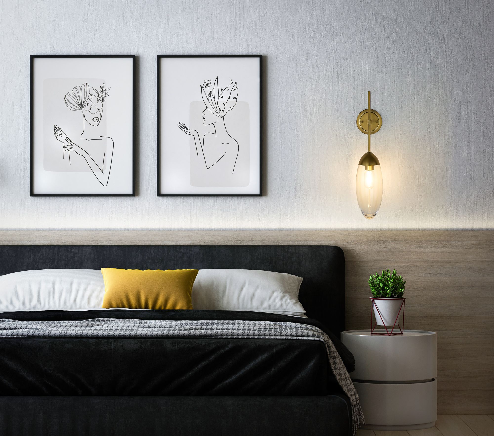 Image 4 Arden by Z-Lite Rubbed Brass 4.5 inch 1 Light Wall Sconce more views