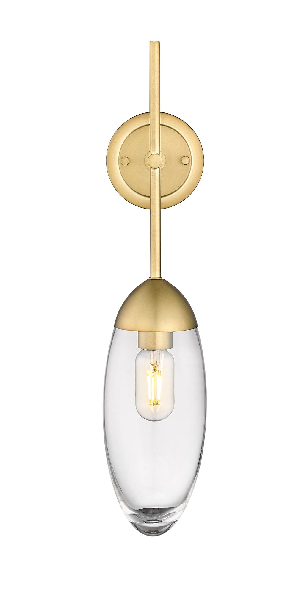 Image 5 Arden by Z-Lite Rubbed Brass 4.5 inch 1 Light Wall Sconce more views