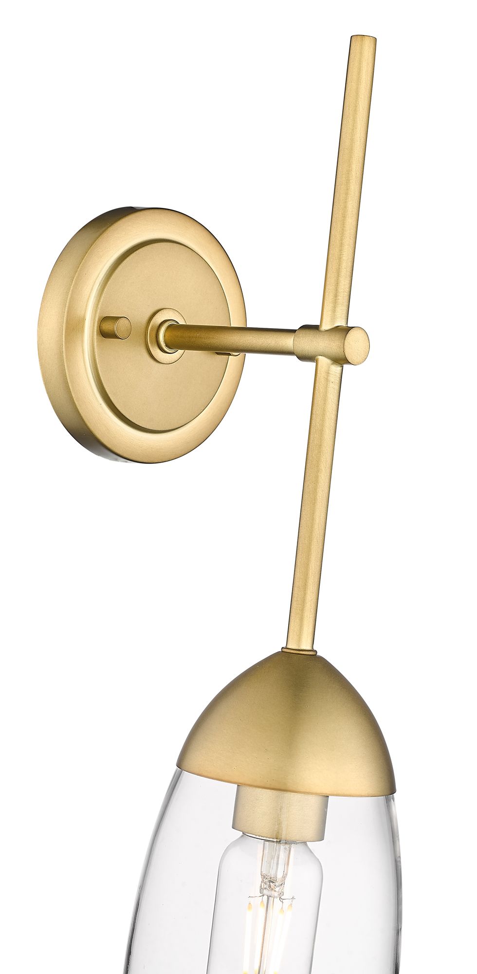 Image 7 Arden by Z-Lite Rubbed Brass 4.5 inch 1 Light Wall Sconce more views