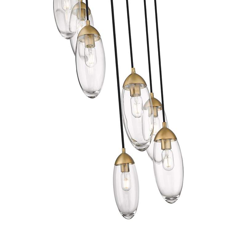 Image 7 Arden by Z-Lite Rubbed Brass 7 Light Chandelier more views