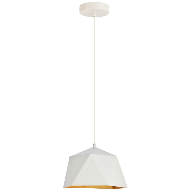 Image 1 Arden Collection Pendant D10.2 H6.7 Lt:1 Frosted White And Gold Finish