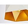 Thumbnail4 of Arden Collection Pendant D10.2 H6.7 Lt:1 Frosted White And Gold Finish more views