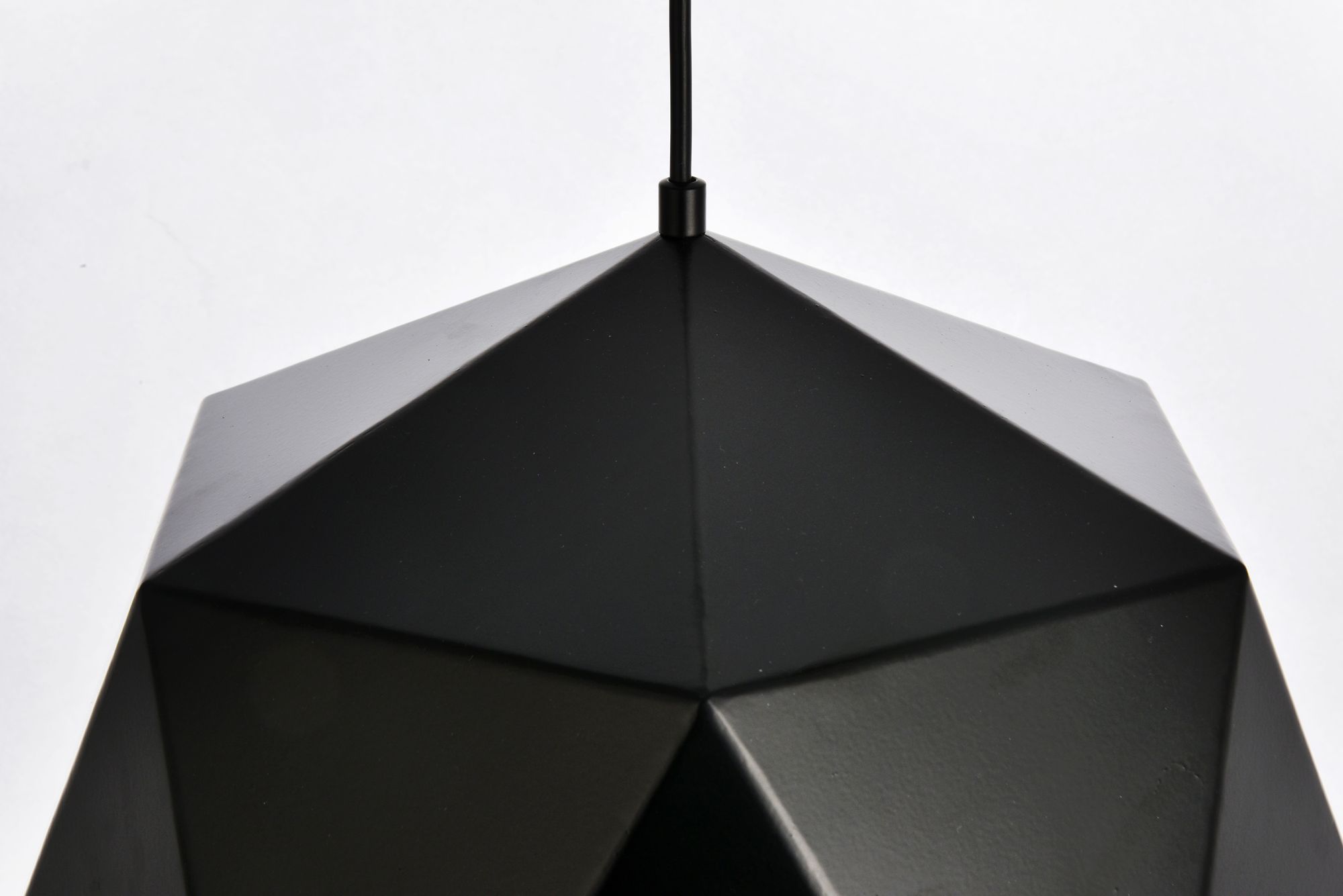 Arden Collection Pendant D15.0" H9.6 Lt:1 Black And Gold Finish