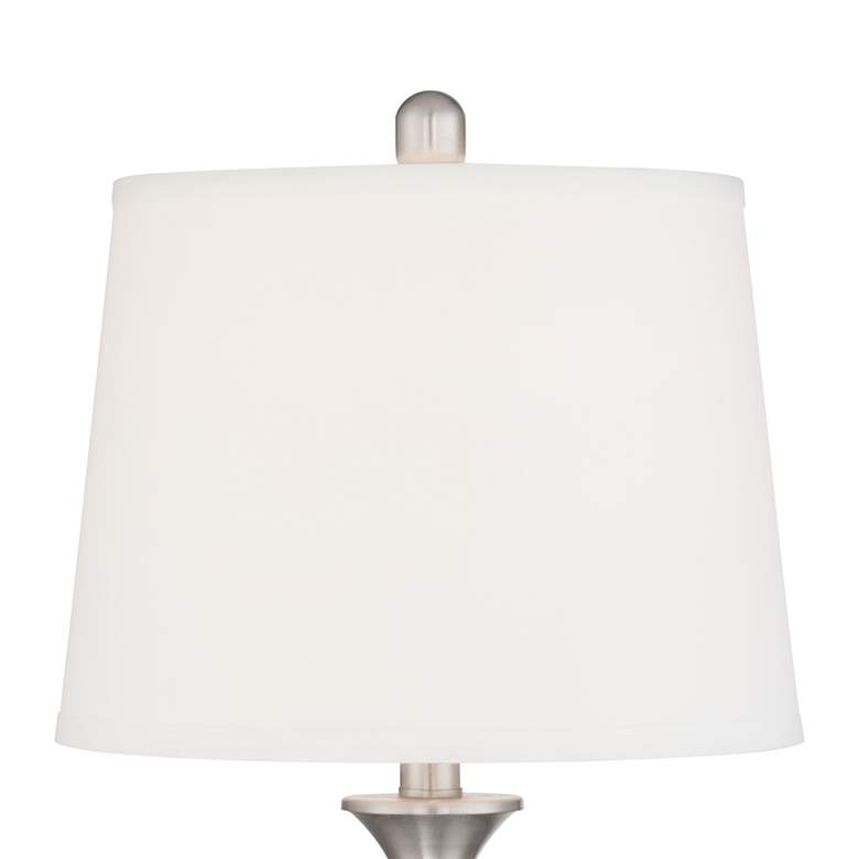 Image 4 Arden Green-Blue Glass Table Lamps Set of 2 with Sockets more views