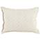 Arden Ivory and Natural 20" x 14" Throw Pillow