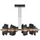Ardesia 51.9" Wide Dark Smoke LED Linear Pendant