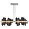 Ardesia 51.9" Wide Vintage Platinum LED Linear Pendant