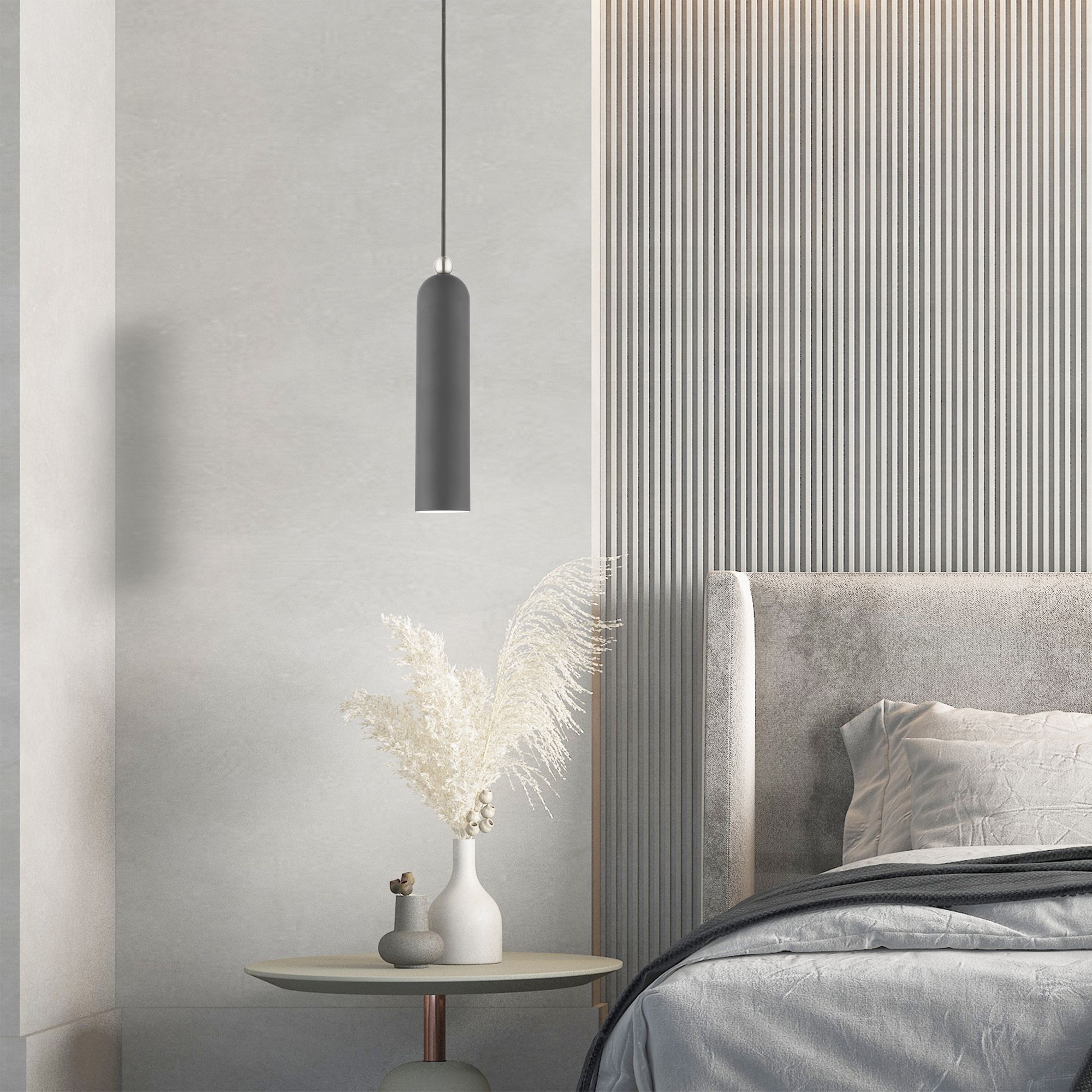 Ardmore 1 Light Scandinavian Gray Pendant