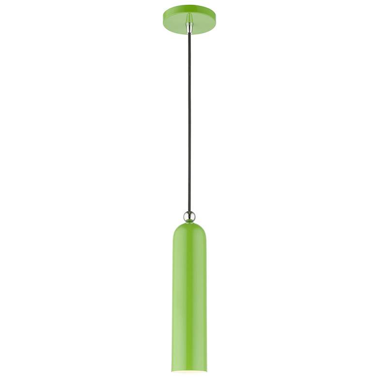 Image 1 Ardmore 1 Light Shiny Apple Green Pendant