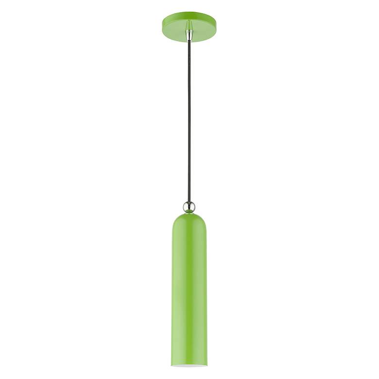 Image 3 Ardmore 1 Light Shiny Apple Green Pendant more views
