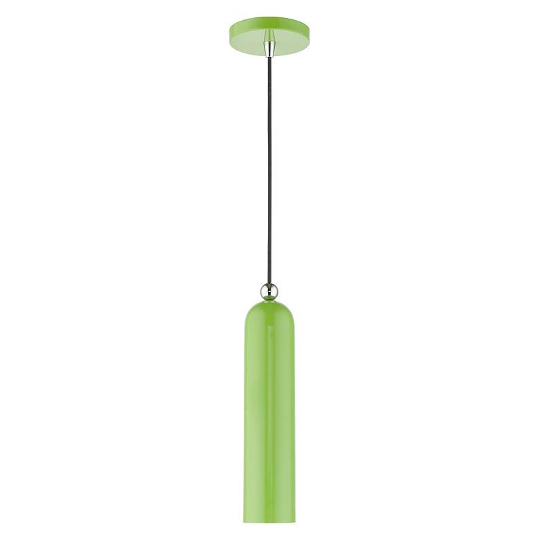 Image 4 Ardmore 1 Light Shiny Apple Green Pendant more views