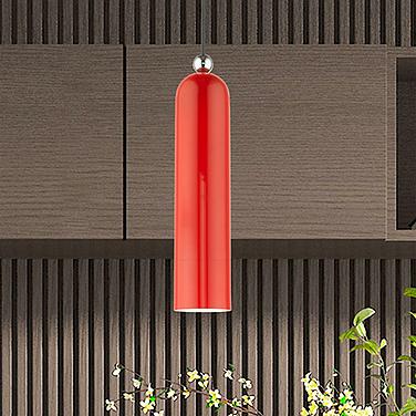 Ardmore 1 Light Shiny Red Pendant