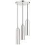 3_Ardmore 13" Wide Brushed Nickel Multi-Light Pendant