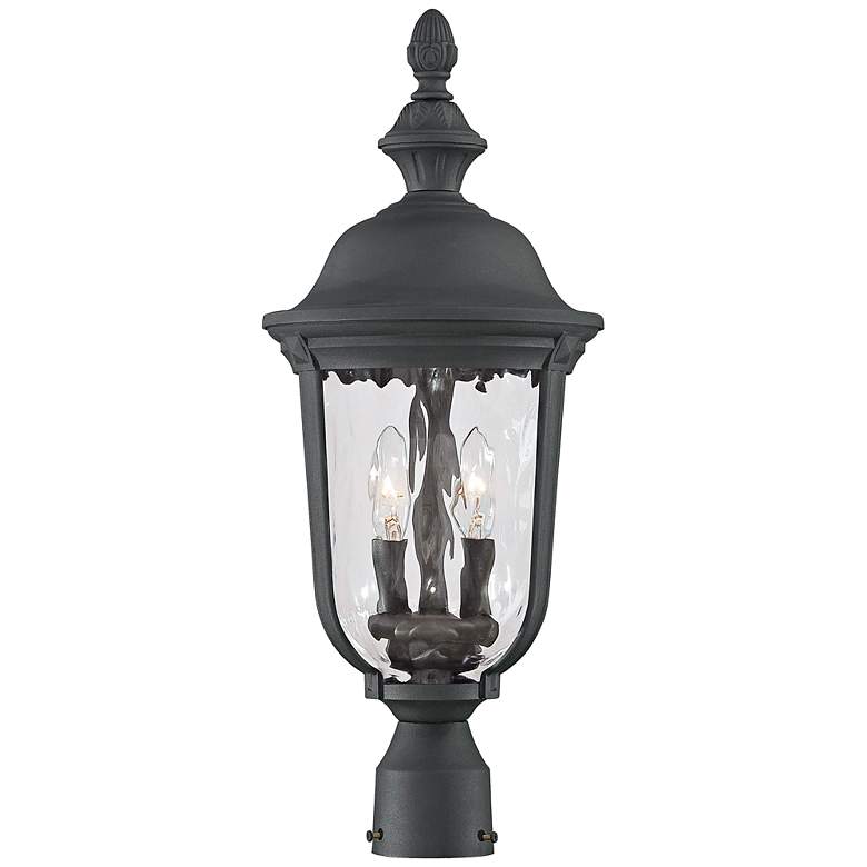 Image 1 Ardmore 23 3/4 inch High Black Outdoor Post Light