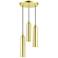 Ardmore 3 Light Satin Brass Pendant